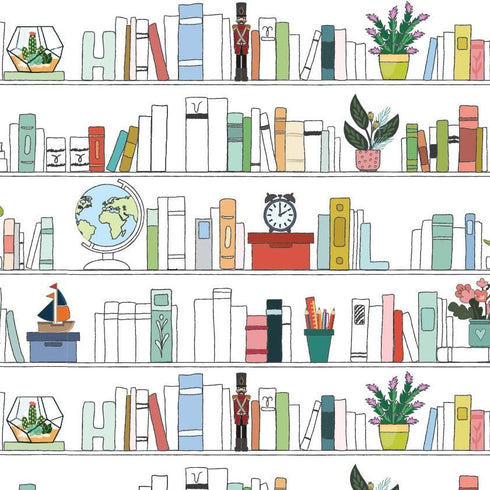 Library Themed Wallpaper